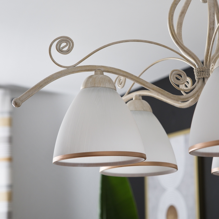 Ljuskrona med kedja RETRO II 5xE27/60W/230V