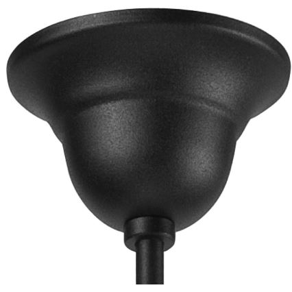 Ljuskrona med kedja RETRO II 5xE27/60W/230V svart