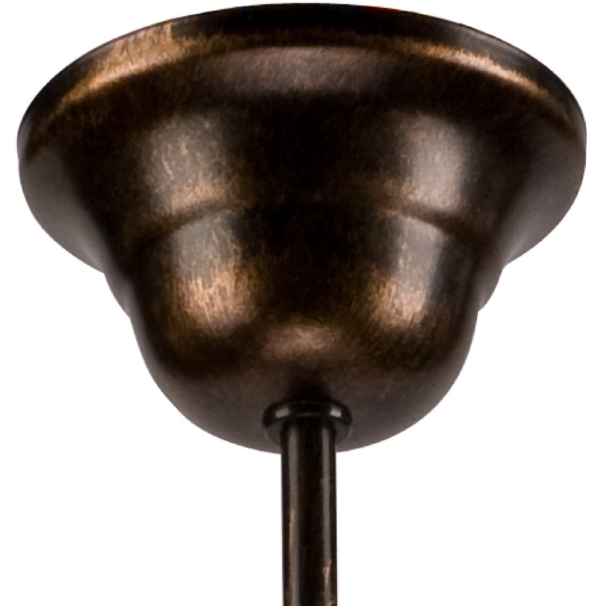 Ljuskrona med kedja RETRO II 5xE27/60W/230V svart patina