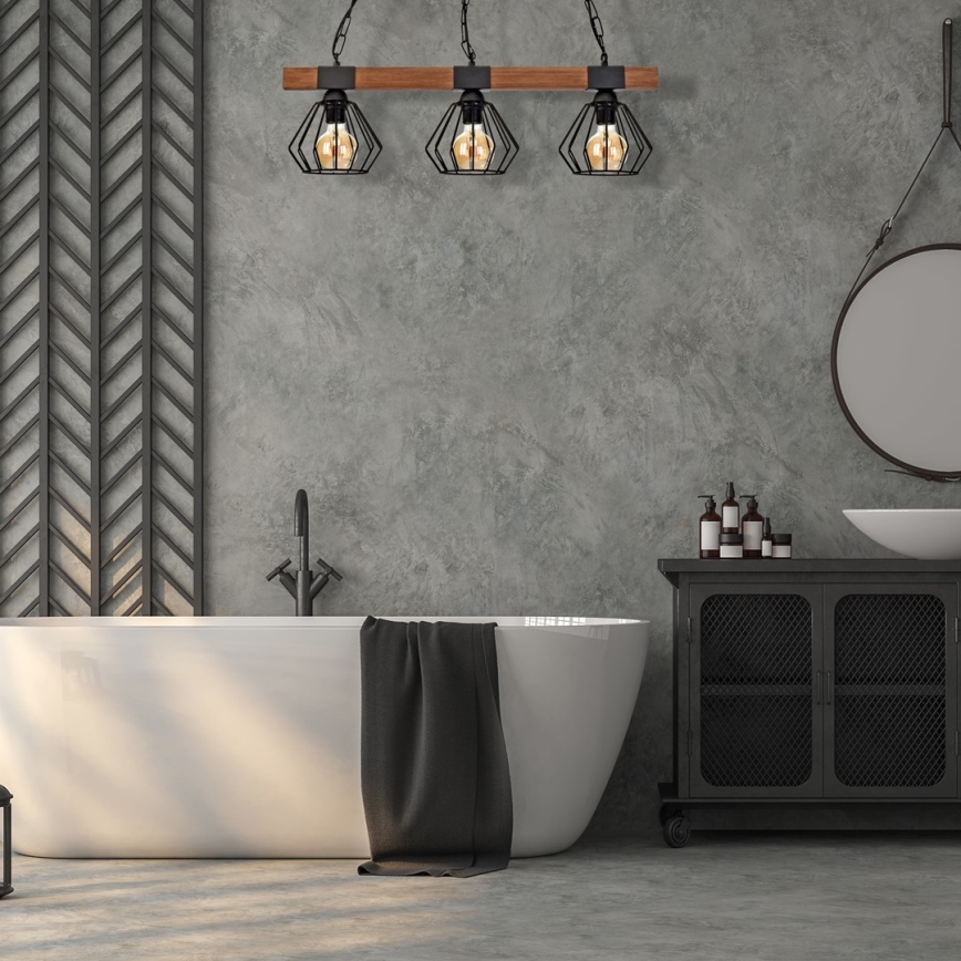 Ljuskrona med kedja ULF 3xE27/60W/230V