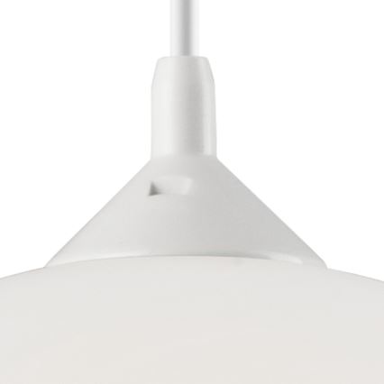 Ljuskrona med snöre 1xE27/60W/230V COFFEE