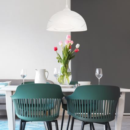 Ljuskrona med snöre 1xE27/60W/230V