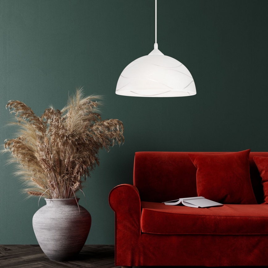 Ljuskrona med snöre 1xE27/60W/230V