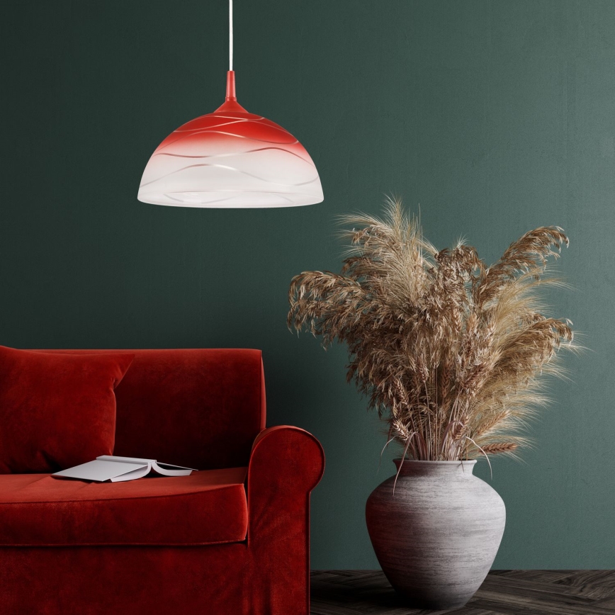 Ljuskrona med snöre 1xE27/60W/230V