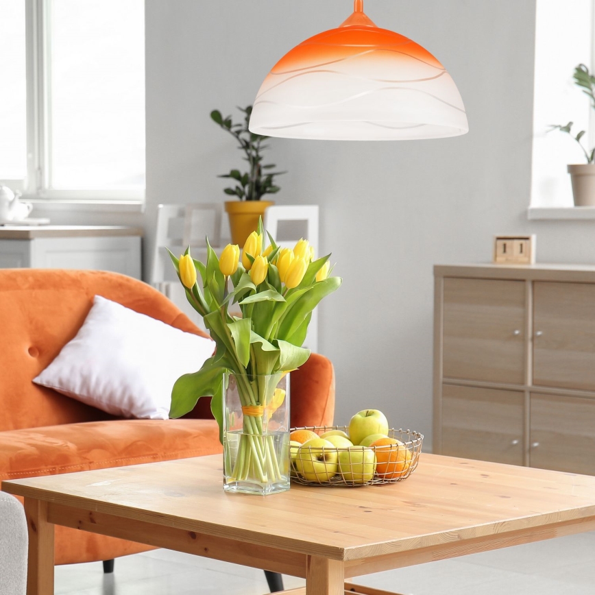 Ljuskrona med snöre 1xE27/60W/230V