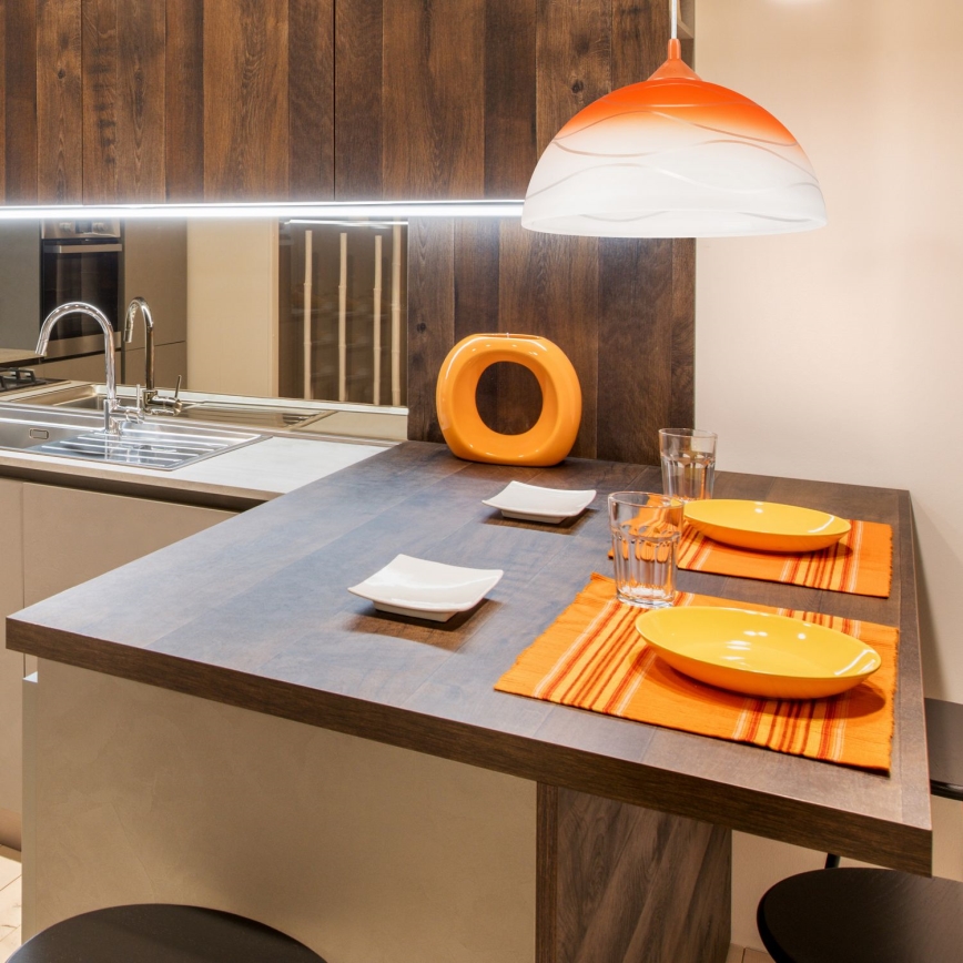 Ljuskrona med snöre 1xE27/60W/230V