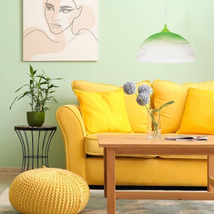 Ljuskrona med snöre 1xE27/60W/230V