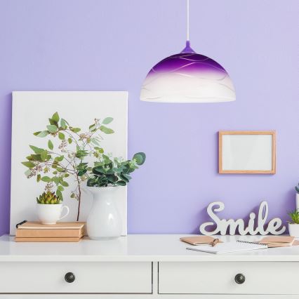 Ljuskrona med snöre 1xE27/60W/230V