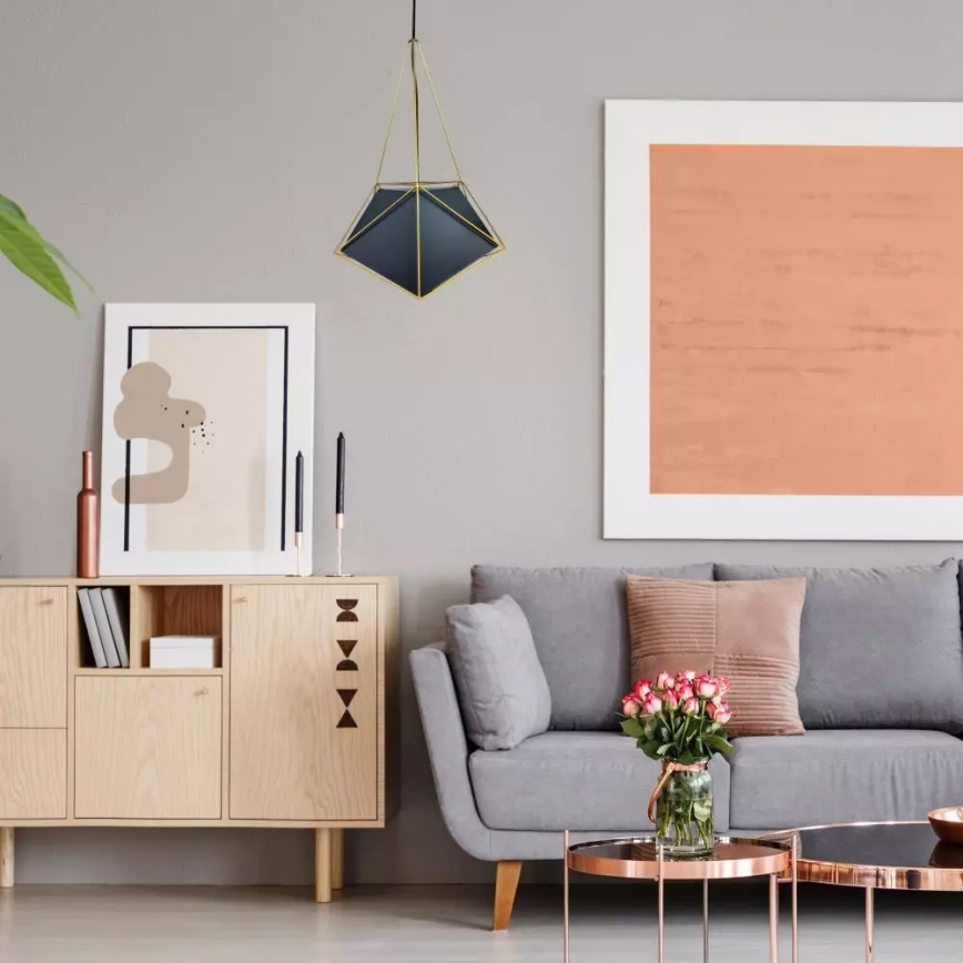 Ljuskrona med snöre 1xE27/60W/230V