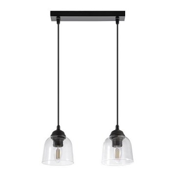 Ljuskrona med snöre 2xE27/60W/230V