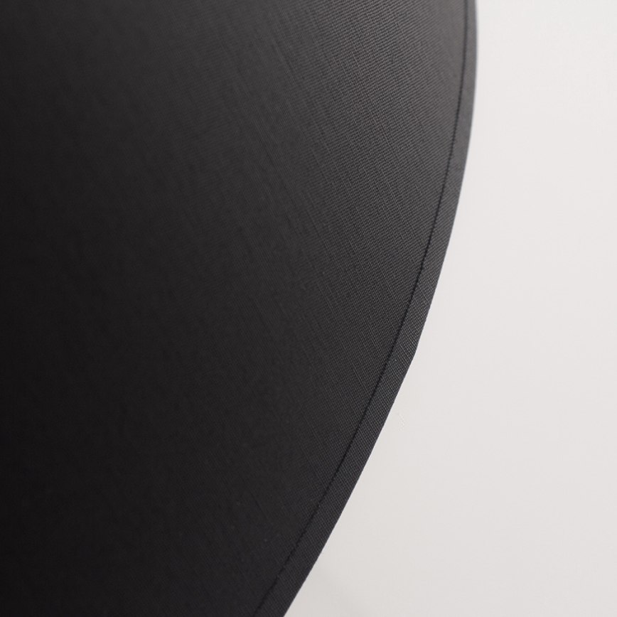 Ljuskrona med snöre ALBA 1xE27/15W/230V d. 40 cm svart/guld