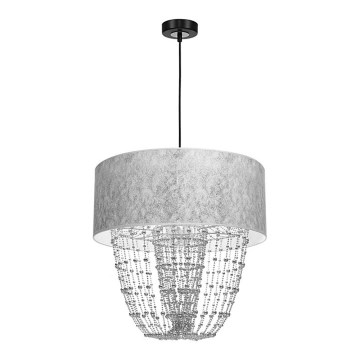 Ljuskrona med snöre ALMERIA 1xE27/60W/230V