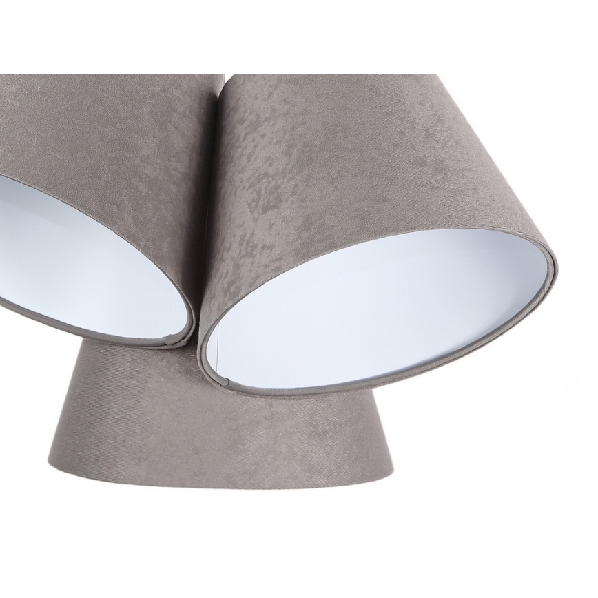 Ljuskrona med snöre AMBROSEIA 3xE27/60W/230V