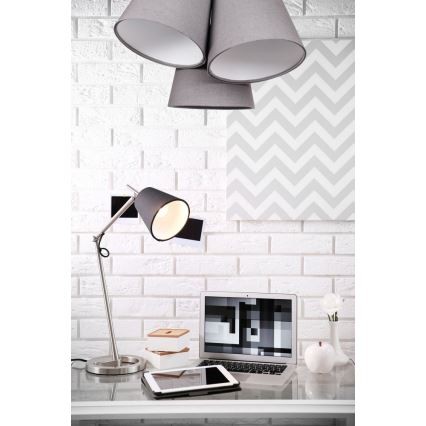 Ljuskrona med snöre AMBROSEIA 3xE27/60W/230V