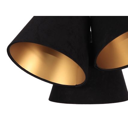 Ljuskrona med snöre AMBROSEIA 3xE27/60W/230V