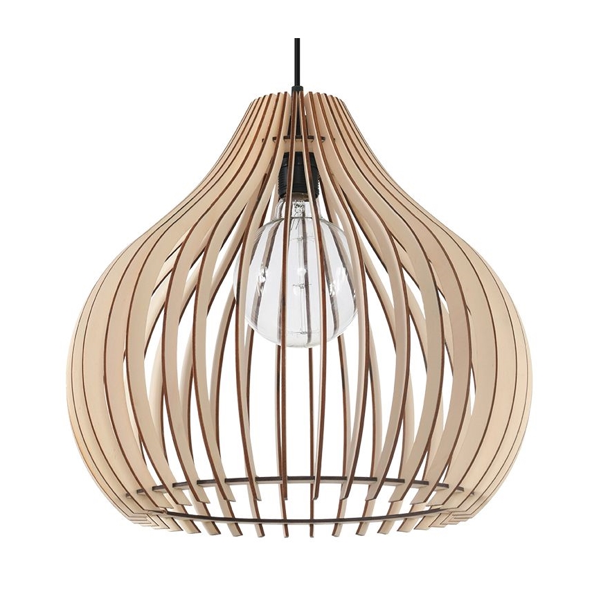 Ljuskrona med snöre APRILLA 1xE27/60W/230V