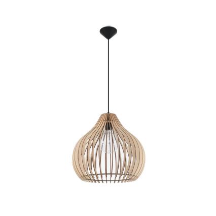 Ljuskrona med snöre APRILLA 1xE27/60W/230V