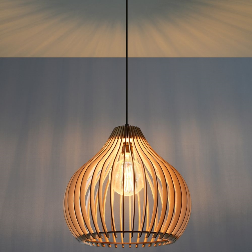 Ljuskrona med snöre APRILLA 1xE27/60W/230V