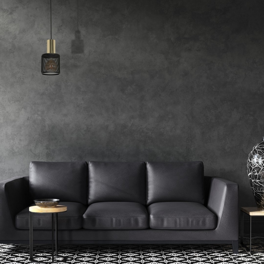 Ljuskrona med snöre ARES 1xE27/60W/230V