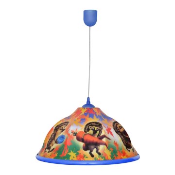 Ljuskrona med snöre Barn HEDGEHOG 1xE27/15W/230V