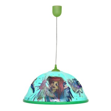 Ljuskrona med snöre Barn WITCH 1xE27/15W/230V