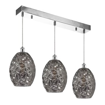 Ljuskrona med snöre BELIZE 3xE27/60W/230V