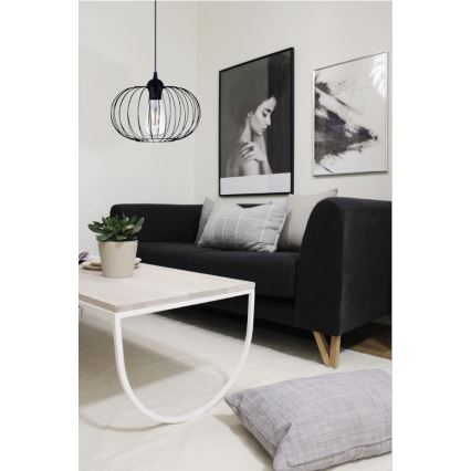 Ljuskrona med snöre BOCCA 1xE27/60W/230V