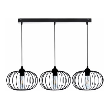 Ljuskrona med snöre BOCCA 3xE27/60W/230V