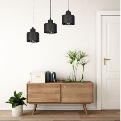 Ljuskrona med snöre BODO 3xE27/60W/230V