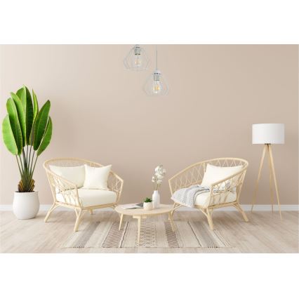 Ljuskrona med snöre CEED 2xE27/60W/230V