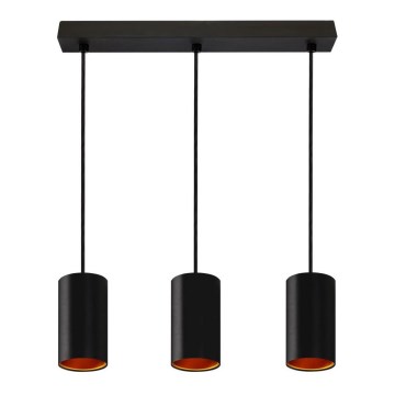 Ljuskrona med snöre CHLOE 3xGU10/10W/230V