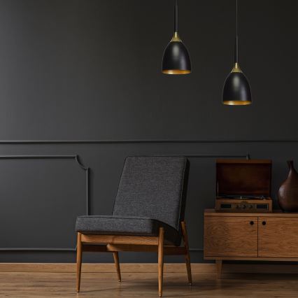 Ljuskrona med snöre CLARK 1xE27/60W/230V