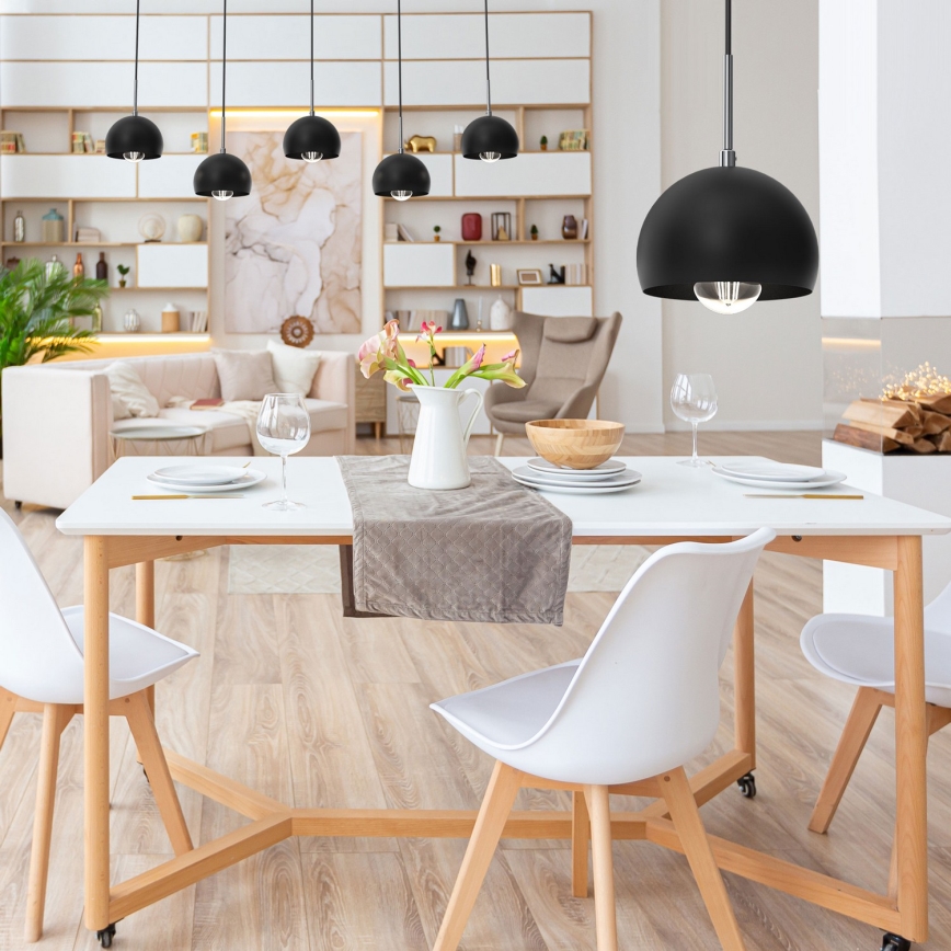 Ljuskrona med snöre COOL 1xE27/60W/230V