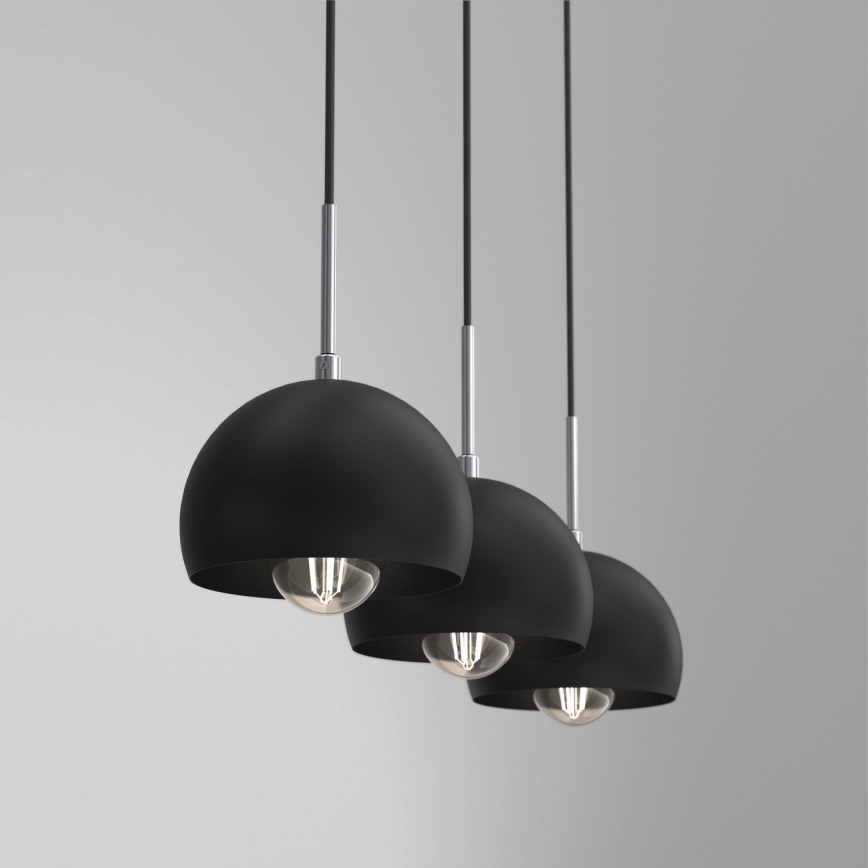 Ljuskrona med snöre COOL 3xE27/60W/230V