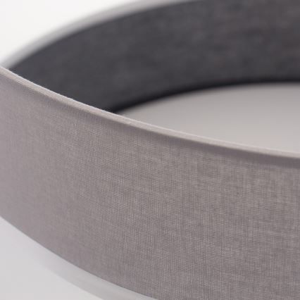 Ljuskrona med snöre CORAL 1xE27/60W/230V svart och grå