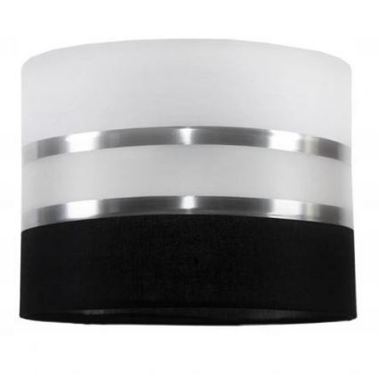 Ljuskrona med snöre CORAL 3xE27/60W/230V svart och vit