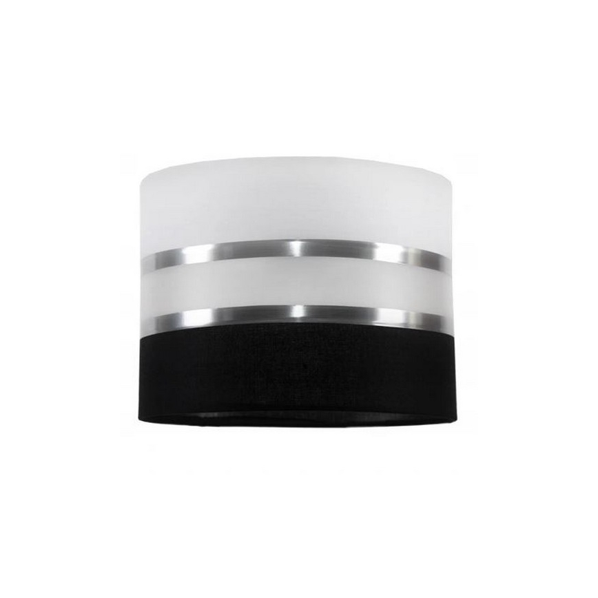 Ljuskrona med snöre CORAL 3xE27/60W/230V svart och vit