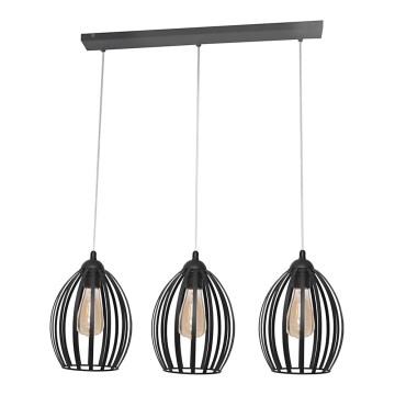 Ljuskrona med snöre DALI 3xE27/15W/230V