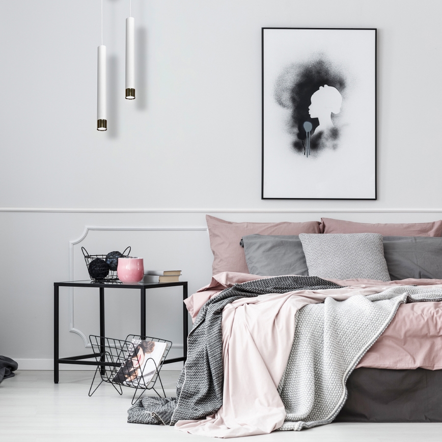 Ljuskrona med snöre DANI 1xGU10/8W/230V