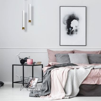 Ljuskrona med snöre DANI 1xGU10/8W/230V