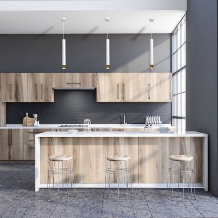 Ljuskrona med snöre DANI 1xGU10/8W/230V