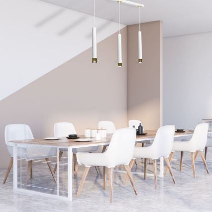 Ljuskrona med snöre DANI 3xGU10/8W/230V