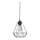 Ljuskrona med snöre DIAMENT MINI 1xE27/60W/230V