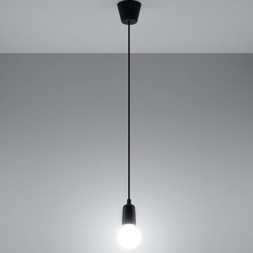 Ljuskrona med snöre DIEGO 1xE27/60W/230V