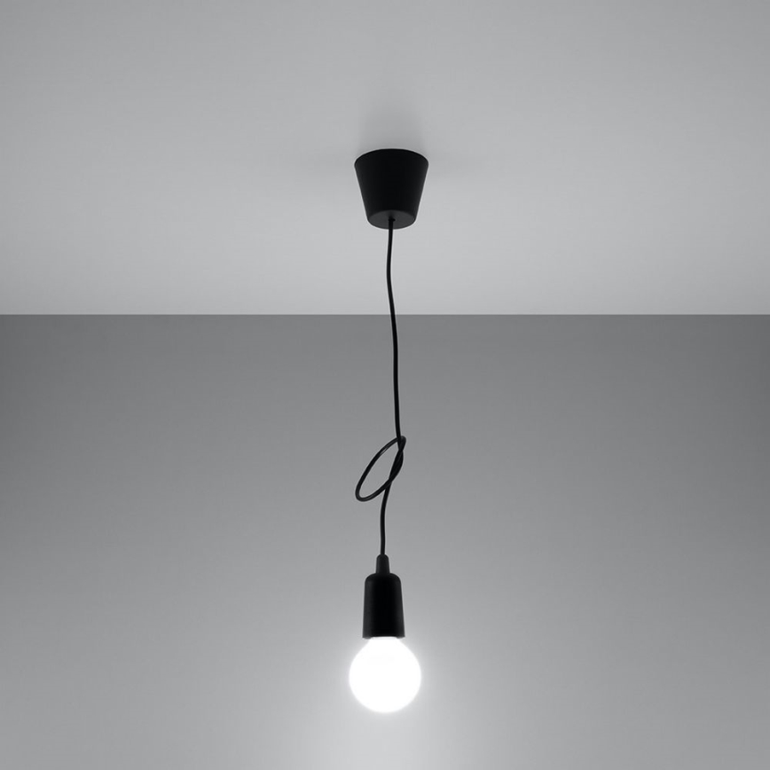 Ljuskrona med snöre DIEGO 1xE27/60W/230V