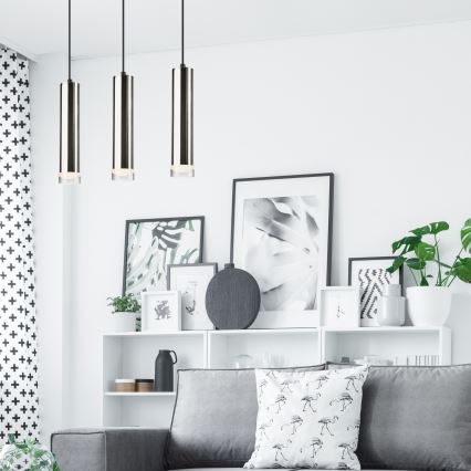 Ljuskrona med snöre DIEGO 3xE27/60W/230V