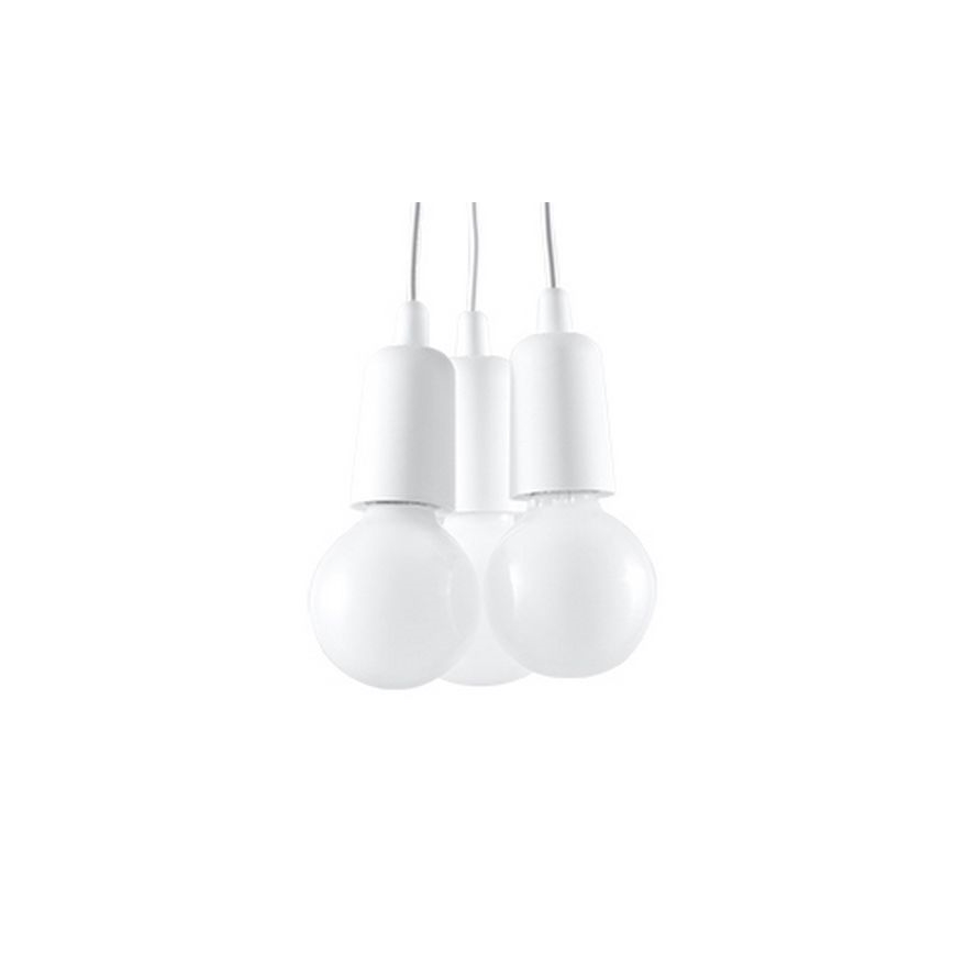 Ljuskrona med snöre DIEGO 3xE27/60W/230V