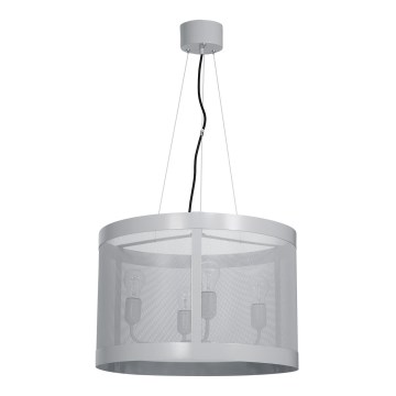 Ljuskrona med snöre DRUM 4xE27/60W/230V