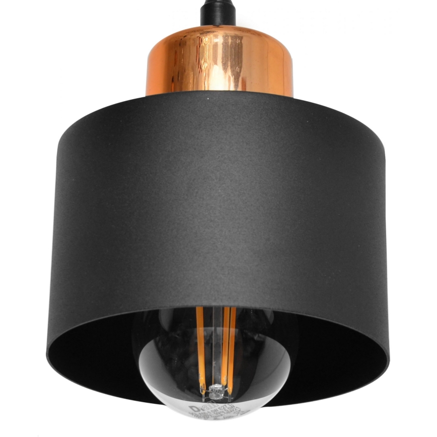 Ljuskrona med snöre EDISON 3xE27/15W/230V