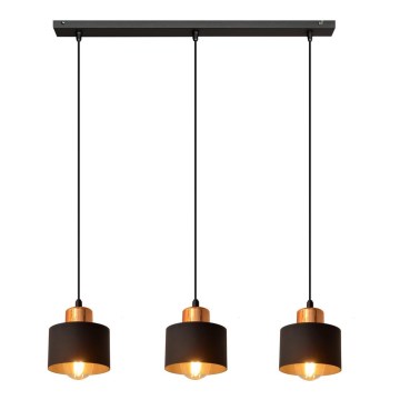 Ljuskrona med snöre EDISON 3xE27/15W/230V